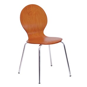 Обеденный стул Kelly wood chrome 450030-1X в Смоленске