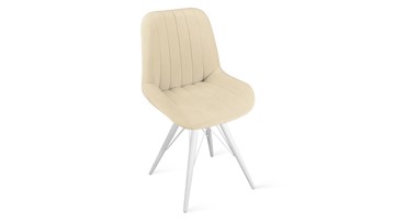 Обеденный стул Марвел Исп. 2 К3 (Белый матовый/Велюр Confetti Cream) в Смоленске