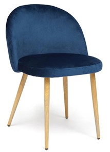 Обеденный стул MELODY (mod. 4997) 52х49х78 темно-синий/натуральное дерево в Смоленске - предосмотр