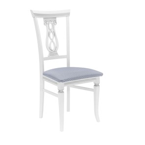 Обеденный стул Leset Юта (Белый 9003 + патина серебро) в Смоленске