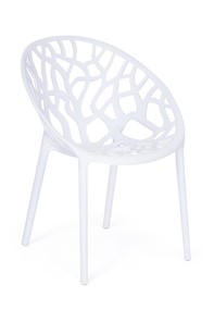 Кресло обеденное BUSH (mod.017) пластик 60*58,5*80 белый, арт.11725 в Смоленске
