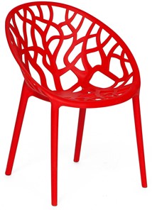 Кресло кухонное BUSH (mod.017) пластик 60*58,5*80 красный, арт.11726 в Смоленске