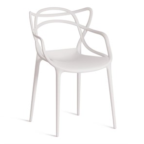 Кухонный стул Cat Chair (mod.028) пластик, 54,5*56*84 белый арт.12654 в Смоленске