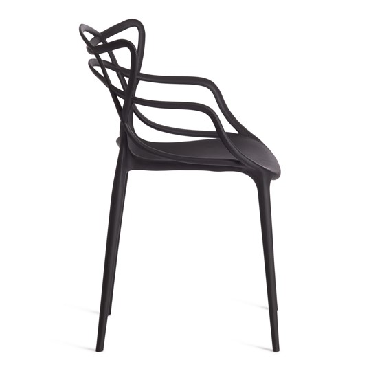 Стул обеденный Cat Chair (mod.028) пластик, 54,5*56*84 черный, арт.12655 в Смоленске - изображение 1