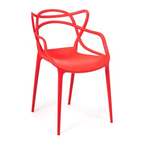 Стул обеденный Cat Chair (mod.028) пластик, 54,5*56*84 красный, арт.14102 в Смоленске