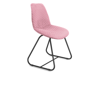 Обеденный стул SHT-ST29-С22 / SHT-S38 (розовый зефир/черный муар) в Смоленске - предосмотр