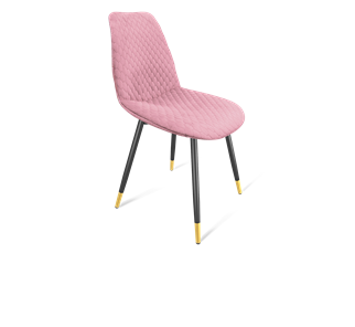 Обеденный стул SHT-ST29-С22 / SHT-S95-1 (розовый зефир/черный муар/золото) в Смоленске