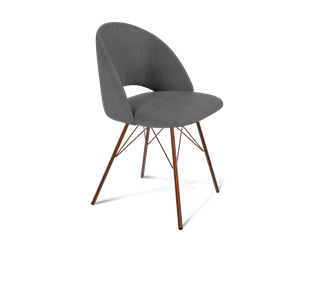 Обеденный стул SHT-ST34 / SHT-S37 (платиново-серый/медный металлик) в Смоленске
