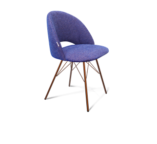 Обеденный стул SHT-ST34 / SHT-S37 (синий мираж/медный металлик) в Смоленске