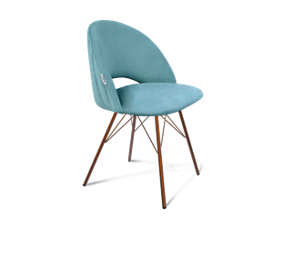 Обеденный стул SHT-ST34-1 / SHT-S37 (голубая пастель/медный металлик) в Смоленске - предосмотр