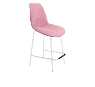 Полубарный стул SHT-ST29-С22 / SHT-S29P-1 (розовый зефир/белый муар) в Смоленске