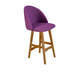 Полубарный стул SHT-ST35 / SHT-S65-1 (ягодное варенье/светлый орех) в Смоленске