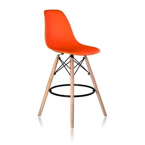 Барный стул DSL 110 Wood bar (оранжевый) в Смоленске - предосмотр