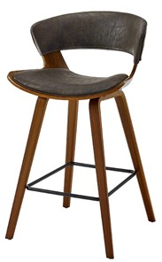 Барный стул JY3080-1109 коричневый/орех в Смоленске