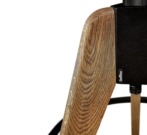 Барный стул SHT-ST29-C12/S92 (ежевичное вино/брашированный коричневый/черный муар) в Смоленске - изображение 6