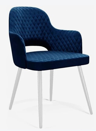 Кухонный стул 251 синий/белый в Смоленске - изображение