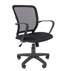 Кресло офисное CHAIRMAN 698 black, ткань, цвет черный в Смоленске - предосмотр