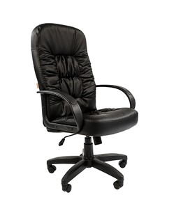 Офисное кресло CHAIRMAN 416, экокожа, цвет черный в Смоленске