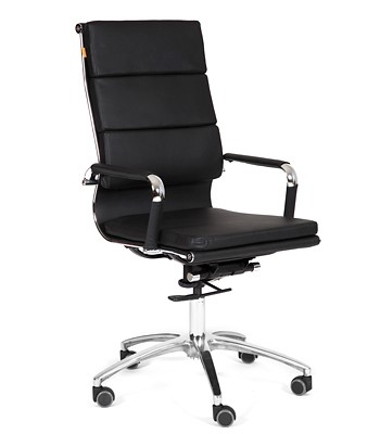 Кресло офисное CHAIRMAN 750 экокожа черная в Смоленске - изображение