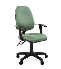 Офисное кресло CHAIRMAN 661 Ткань стандарт 15-158 зеленая в Смоленске - предосмотр