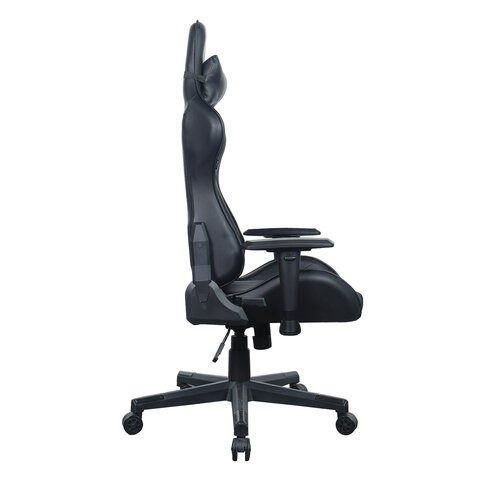 Кресло офисное Brabix GT Carbon GM-115 (две подушки, экокожа, черное) 531932 в Смоленске - изображение 1