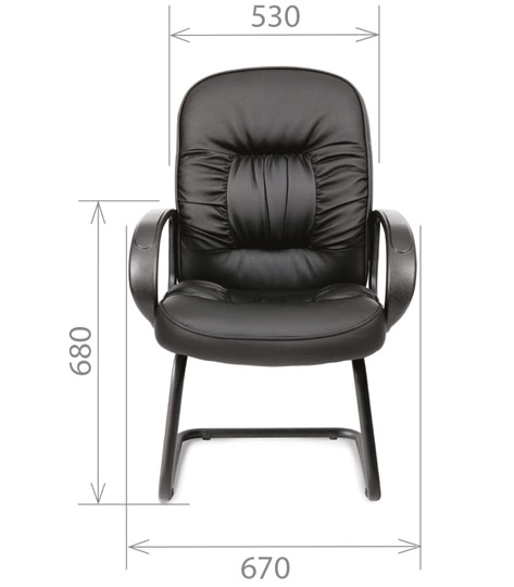 Компьютерное кресло CHAIRMAN 416V экокожа черная в Смоленске - изображение 1