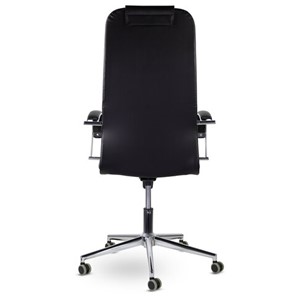 Кресло компьютерное Brabix Premium Pilot EX-610 CH (хром, кожзам, черное) 532418 в Смоленске - предосмотр 4