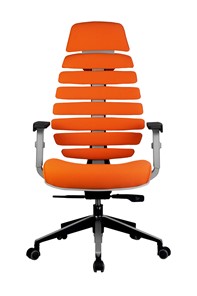 Компьютерное кресло Riva Chair SHARK (Оранжевый/серый) в Смоленске - предосмотр 1