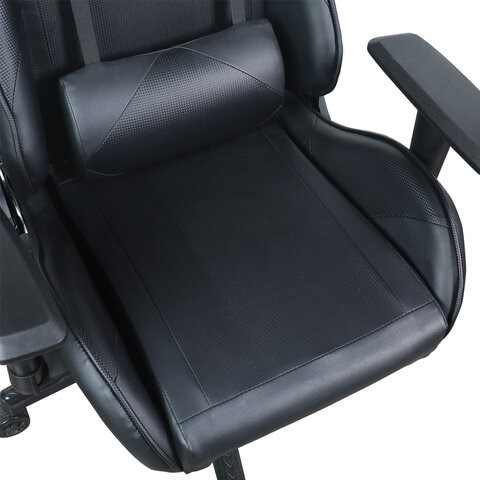 Кресло офисное Brabix GT Carbon GM-115 (две подушки, экокожа, черное) 531932 в Смоленске - изображение 7