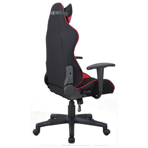 Офисное кресло Brabix GT Racer GM-100 (подушка, ткань, черное/красное) 531820 в Смоленске - изображение 4