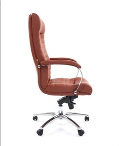Компьютерное кресло CHAIRMAN 480 Экокожа Terra 111 (коричневая) в Смоленске - предосмотр 2