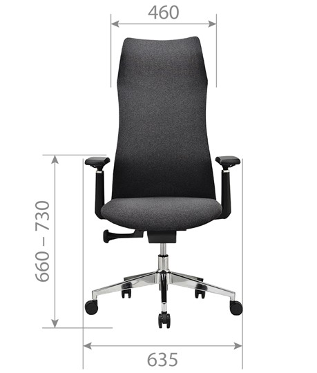 Офисное кресло CHAIRMAN 583 ткань светло-серая в Смоленске - изображение 4