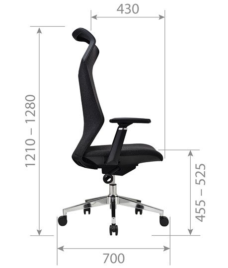 Офисное кресло CHAIRMAN 583 ткань светло-серая в Смоленске - изображение 3
