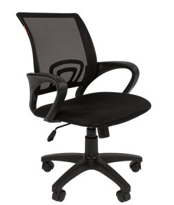 Кресло офисное CHAIRMAN 696 black Сетчатый акрил DW62 черный в Смоленске - предосмотр