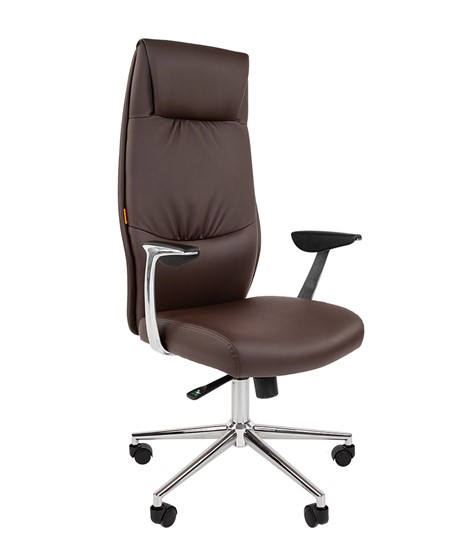 Кресло CHAIRMAN Vista Экокожа премиум коричневая (vista) в Смоленске - изображение 2