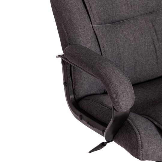 Кресло компьютерное BERGAMO Хром (22) ткань, темно-серый, F68 арт.19399 в Смоленске - изображение 8