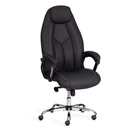 Кресло BOSS Lux, кож/зам, черный, арт.21151 в Смоленске - изображение