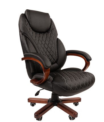 Офисное кресло CHAIRMAN 406, черный в Смоленске - изображение
