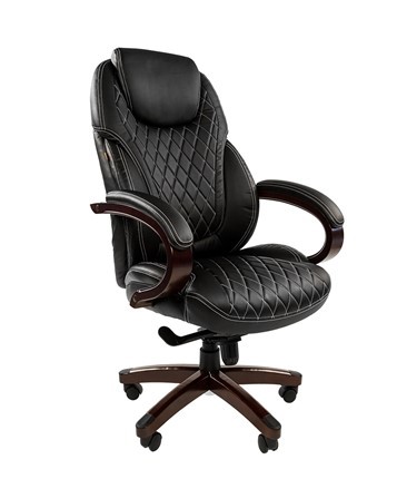 Кресло офисное CHAIRMAN 406, черный 1 в Смоленске - изображение