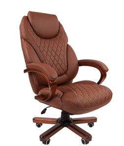 Компьютерное кресло CHAIRMAN 406, коричневый в Смоленске - предосмотр