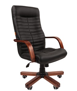 Кресло офисное CHAIRMAN 480 WD, экокожа, цвет черный в Смоленске