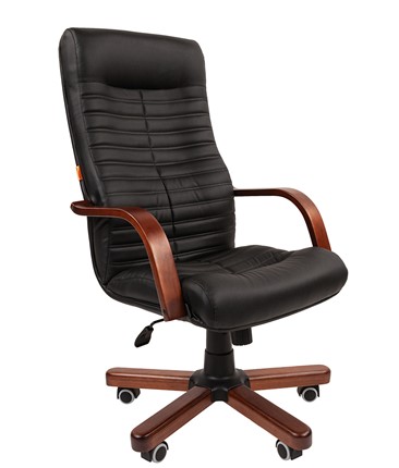 Кресло офисное CHAIRMAN 480 WD, экокожа, цвет черный в Смоленске - изображение