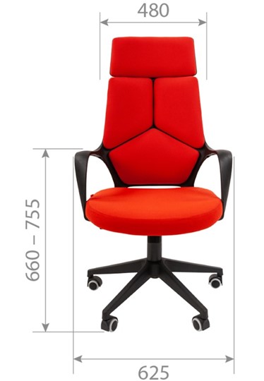 Офисное кресло CHAIRMAN 525, серое в Смоленске - изображение 1