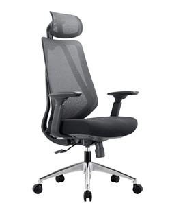 Офисное кресло CHAIRMAN 580 Сетчатый акрил серый / Полиэстер черный в Смоленске - предосмотр