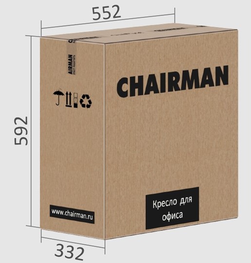 Кресло CHAIRMAN 651 ЭКО черное в Смоленске - изображение 4