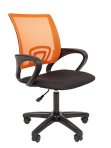 Офисное кресло CHAIRMAN 696 black LT, оранжевый в Смоленске
