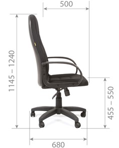 Кресло компьютерное CHAIRMAN 727 TW 11, цвет черный в Смоленске - предосмотр 5