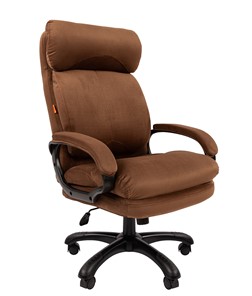 Кресло офисное CHAIRMAN HOME 505, велюр коричневое в Смоленске