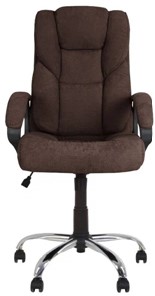 Кресло MORFEO (CHR68) ткань SORO-28, коричневая в Смоленске