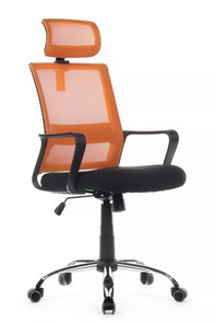 Кресло офисное RCH 1029HB, черный/оранжевый в Смоленске